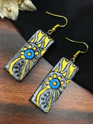 Nazakat Terracotta Earrings