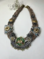 Ornamental Jute Necklace - Earthy Charms