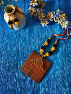 Elegant Brown Necklace Set